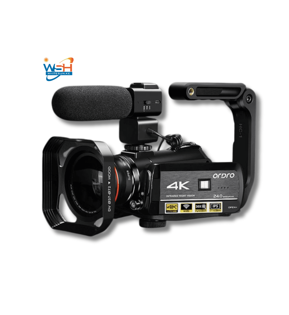 Ordro AC3 3.1 Inch IPS Screen 4K Full HD 13MP Night Vision WiFi Live Camcorder DV Digital Camera,