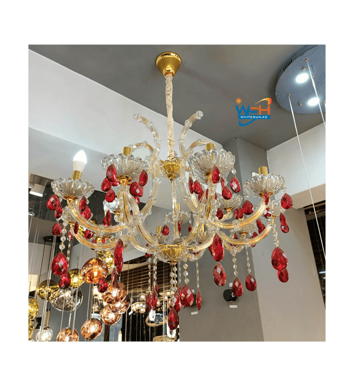 Red Rubies Chandelier