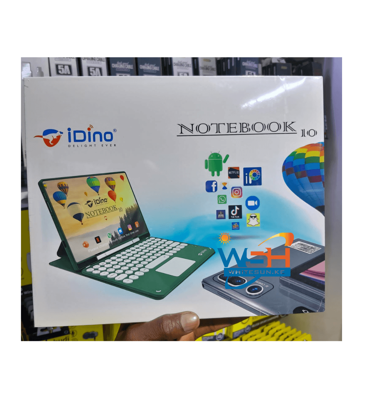 Idino Notebook 10 5g - 10" - 512gb Rom - 8gb Ram - Android 12 - 10000mah