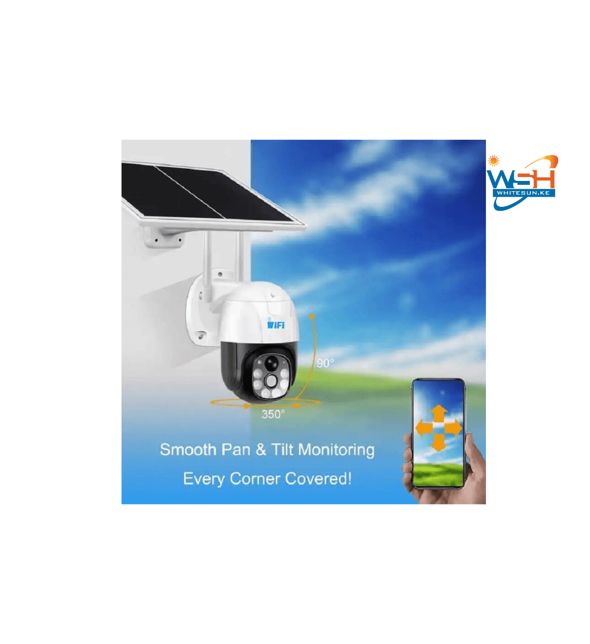 Solar WiFi Camera Full HD PTZ Single Lens Thumbnail 2