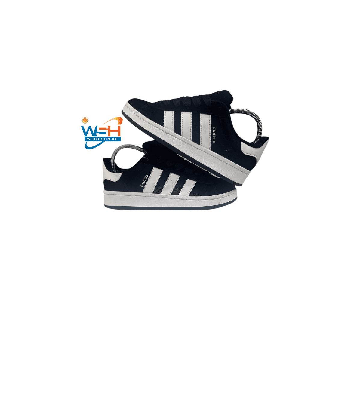 Adidas campus “white black “