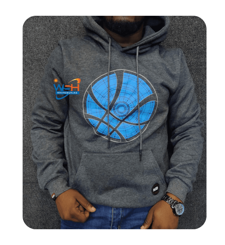 High Quality Grey Mustard Hoodie