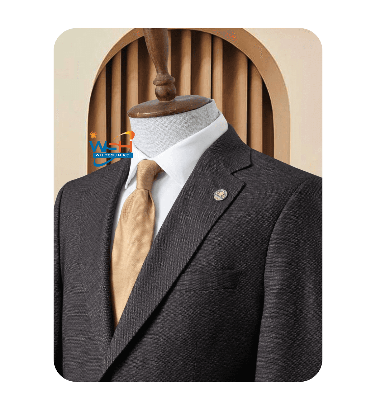 Dark Elegant Three-Piece classic Suit Thumbnail 2