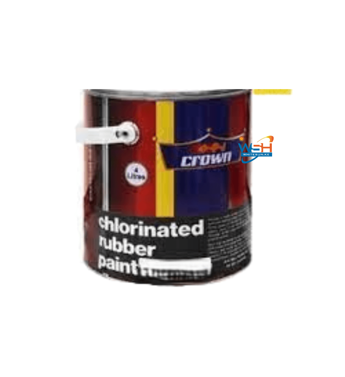 Crown Chlorinated Rubber Paint White 4ltrs