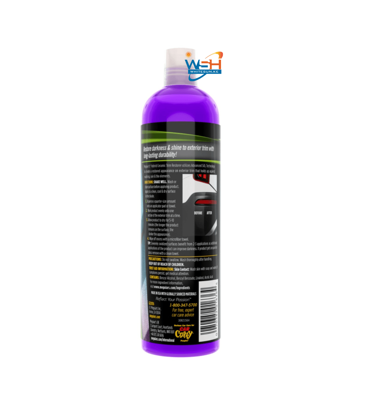 Hybrid Ceramic Trim Restorer- Trim & Plastics Restorer,Back to Black 473ml Thumbnail 2