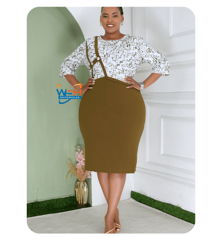 Elegant and Unique Zigzag Dress 5