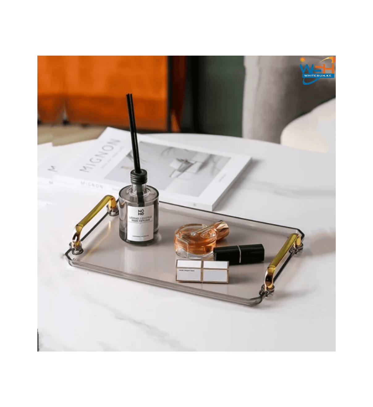 CREAMY STORAGE ORGANIZER TRAY Thumbnail 3