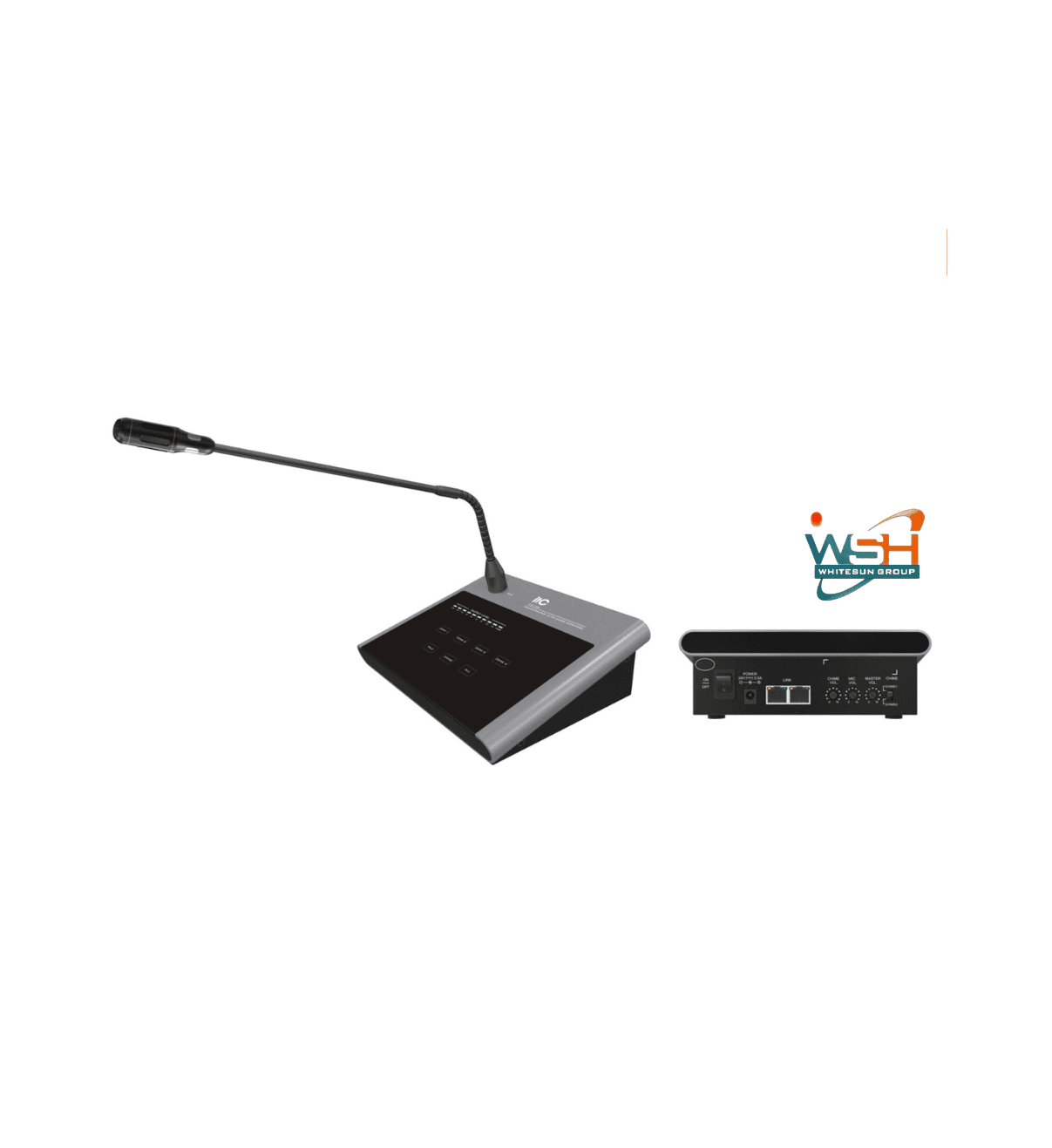 ITC - T-214B 4-zone High-fidelity Remote Paging Microphone