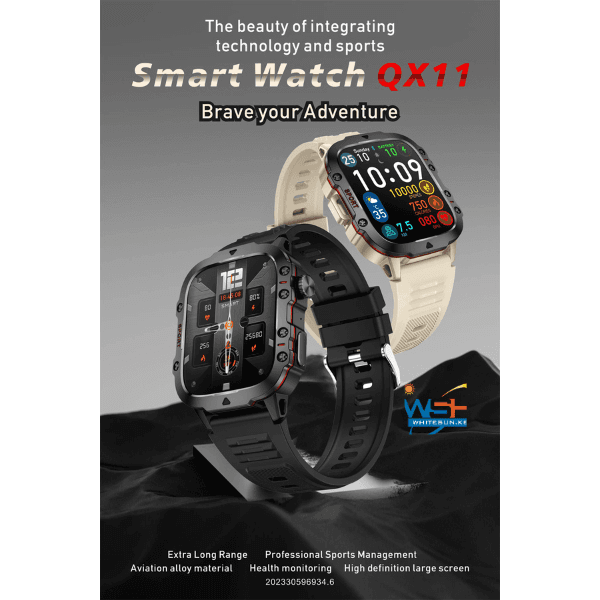 QX11 Smart Watch 1.96inch Large Screen HD Bluetooth Call SOS Voice Assistant Men Women Smartwatch Sports Fitness Tracker Thumbnail 3