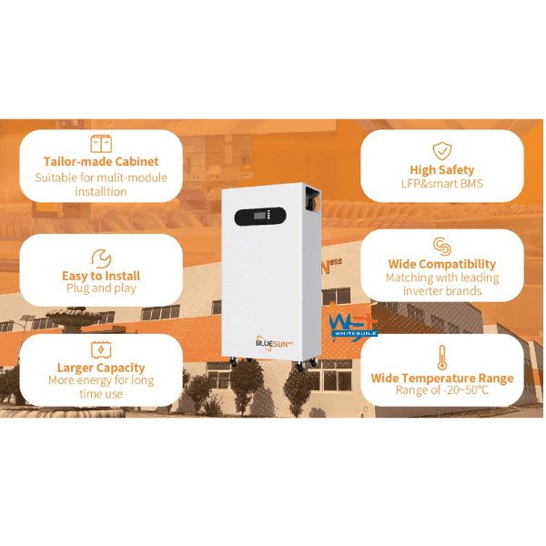 Vertical Low Voltage 51.2V 280Ah Lithium Battery Thumbnail 2