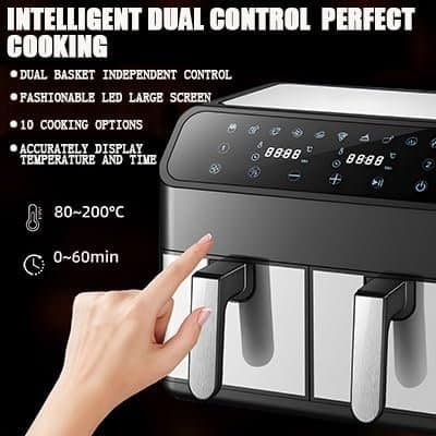 Double Door Air fryer (whitesun) Thumbnail 6