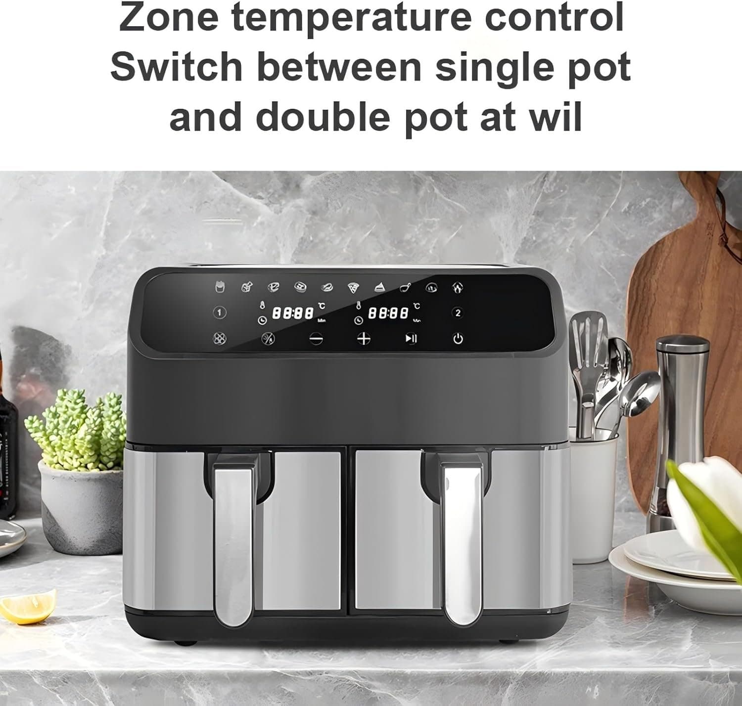 Double Door Air fryer (whitesun) Thumbnail 4