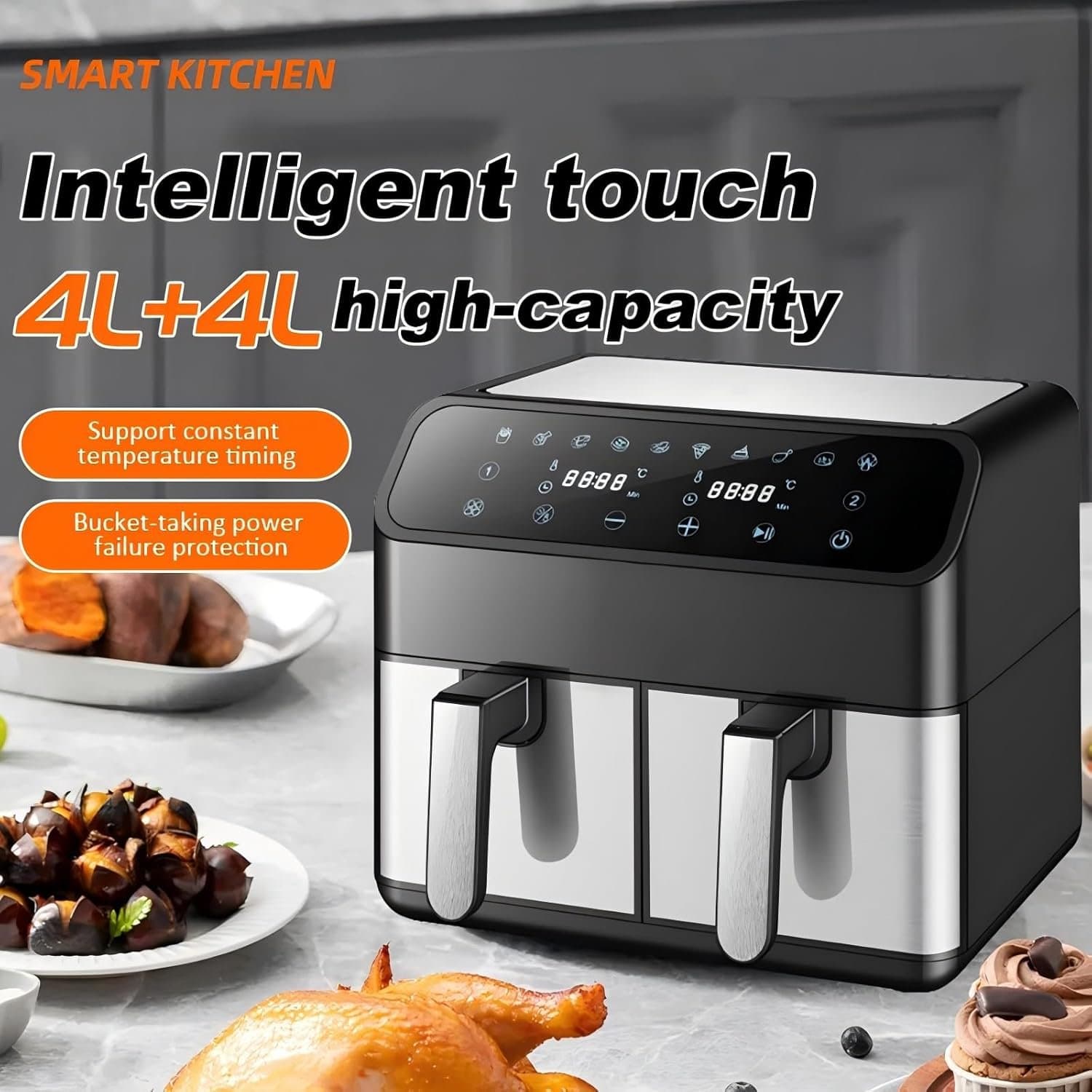 Double Door Air fryer (whitesun) Thumbnail 7