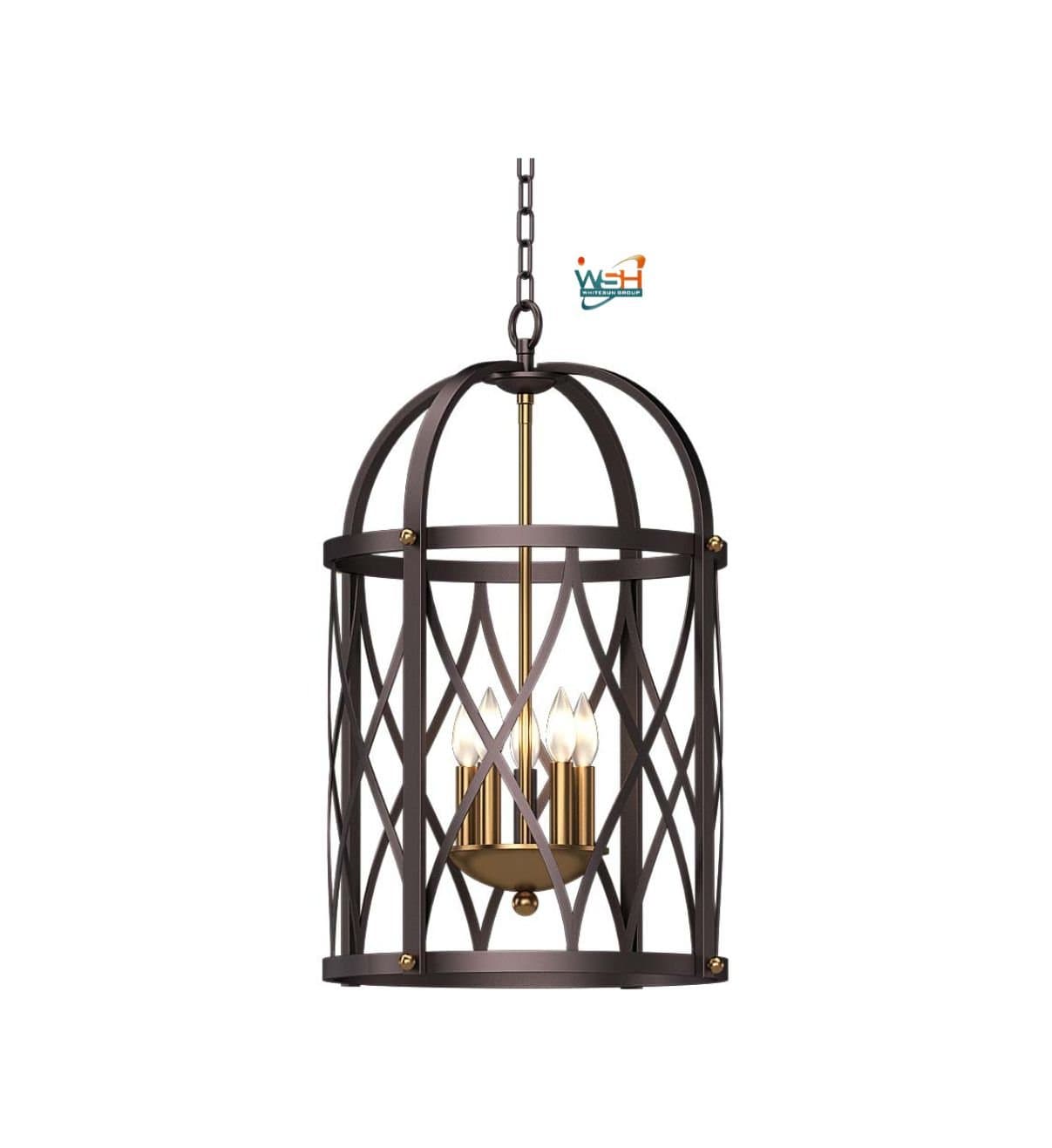 Volume Lighting V5205 5 Light 17" Wide Taper Candle Chandelier - Brushed Black / Brushed