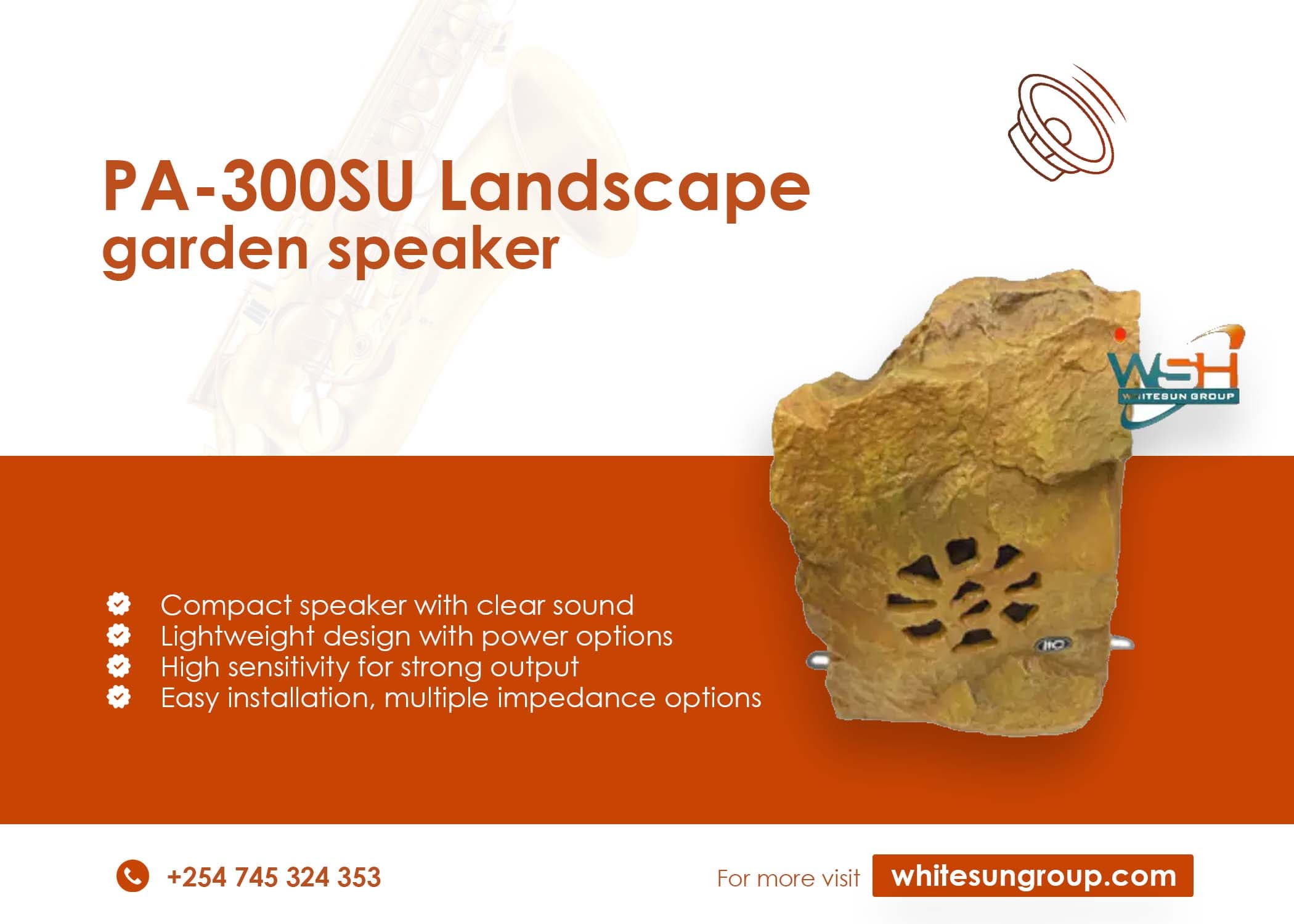 PA-300SU Landscape Garden Speaker