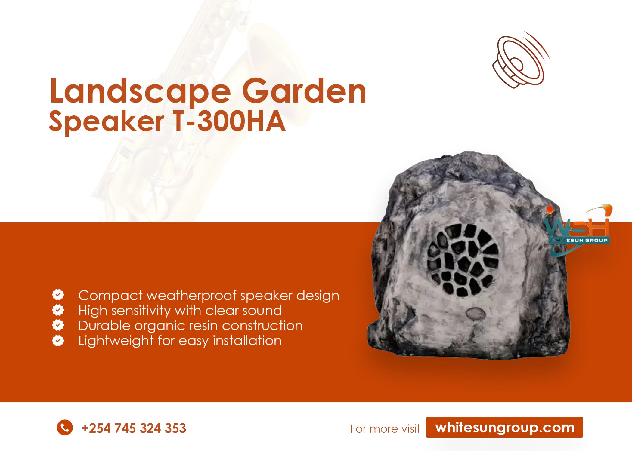 Landscape Garden Speaker  T-300HA