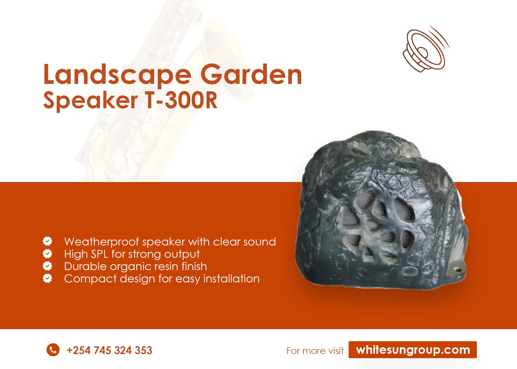 Landscape Garden Speaker T-300R