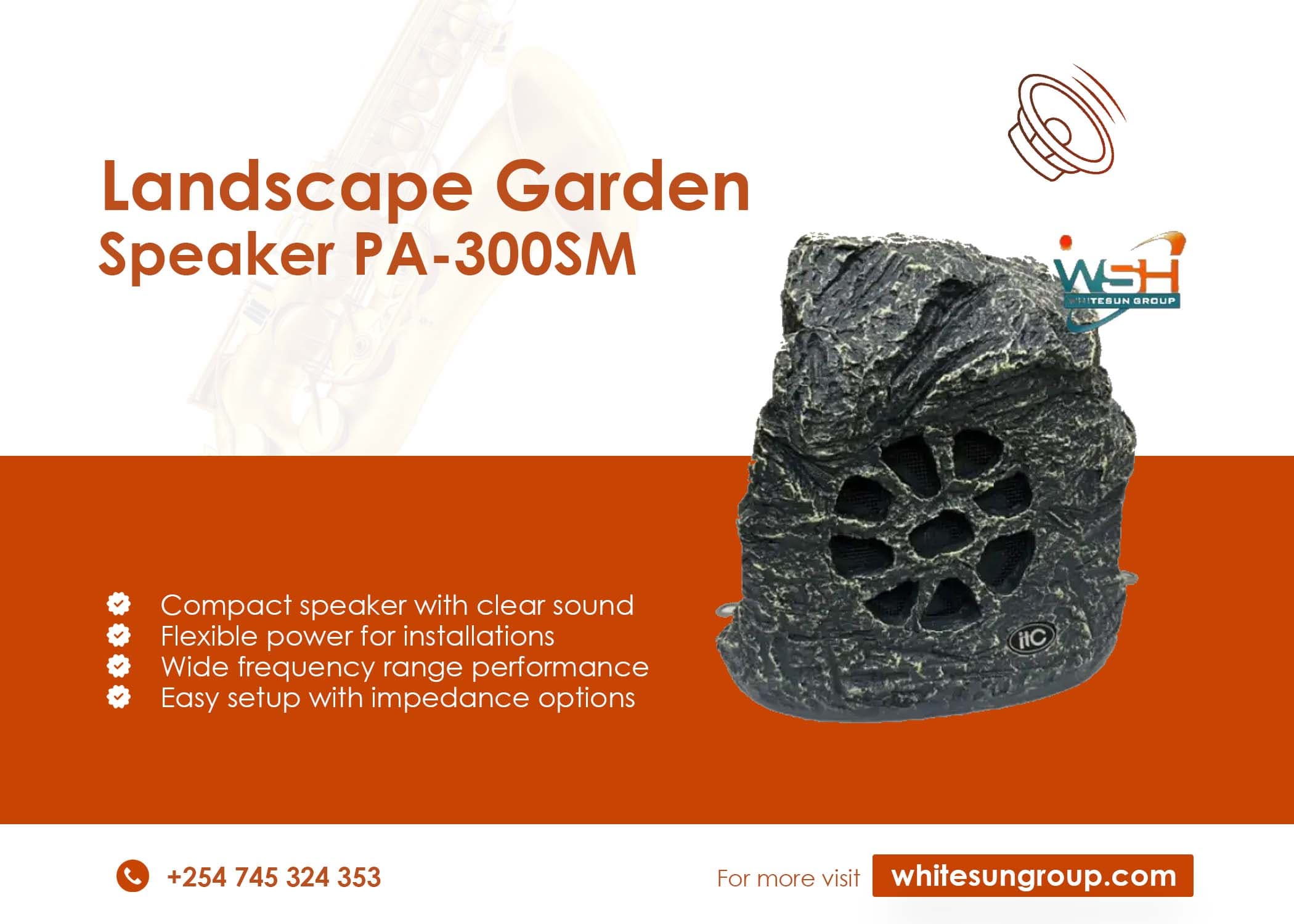 Landscape Garden Speaker PA-300SM