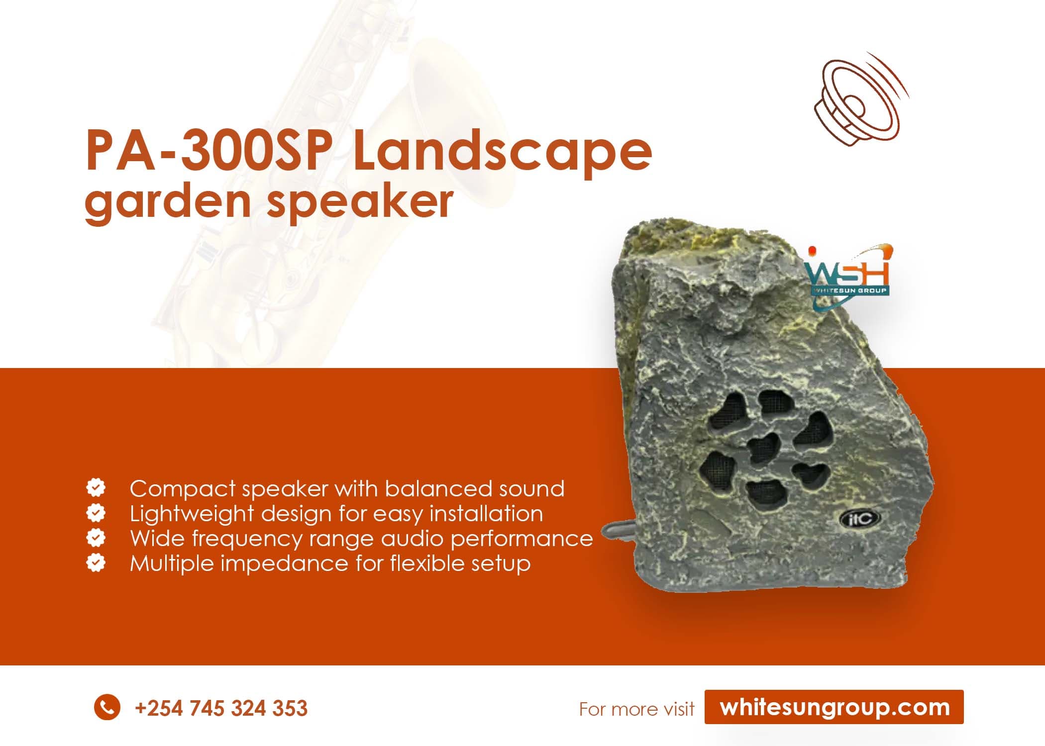 PA-300SP Landscape Garden Speaker