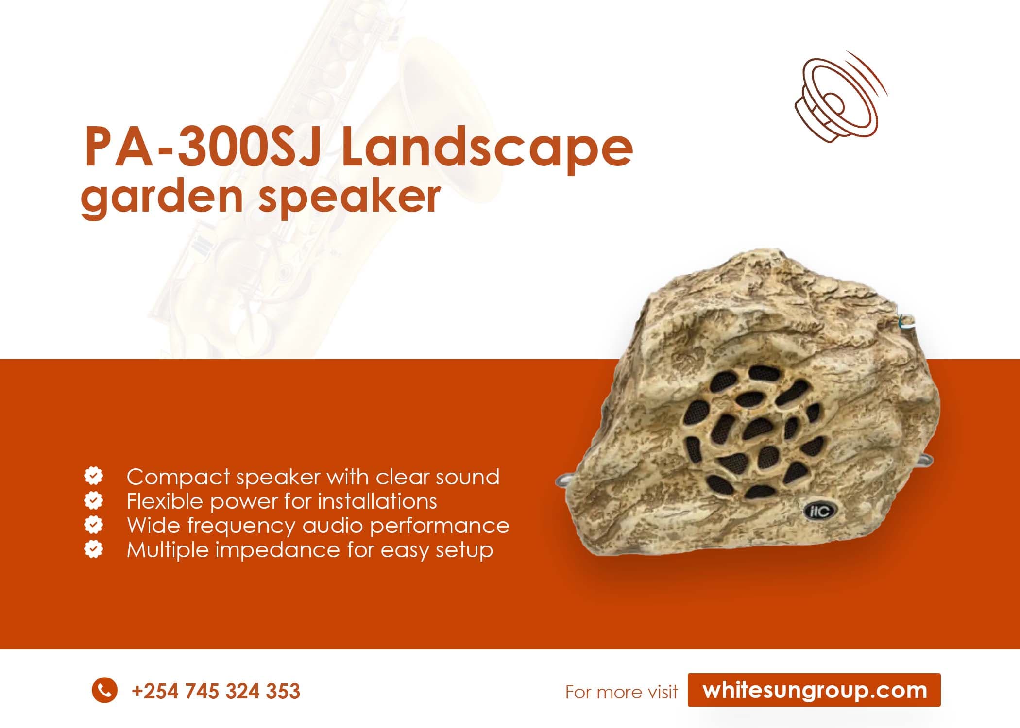 PA-300SJ Landscape Garden Speaker