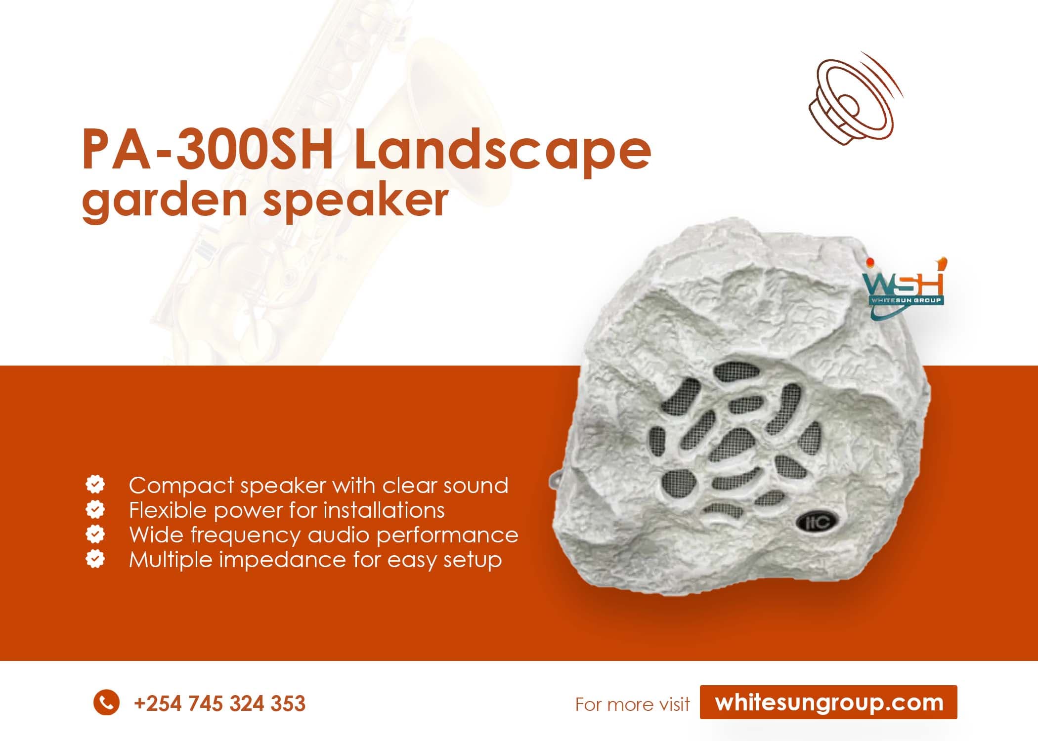 PA-300SH Landscape Garden Speaker