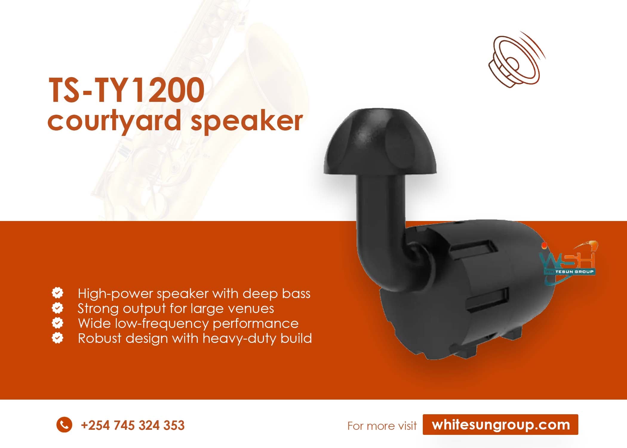 TS-TY1200 Courtyard speaker