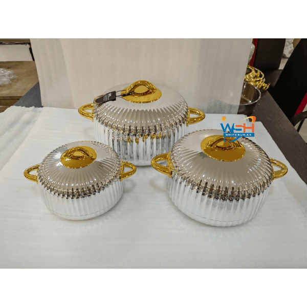 3pcs  Whitesun Serving Hot pots