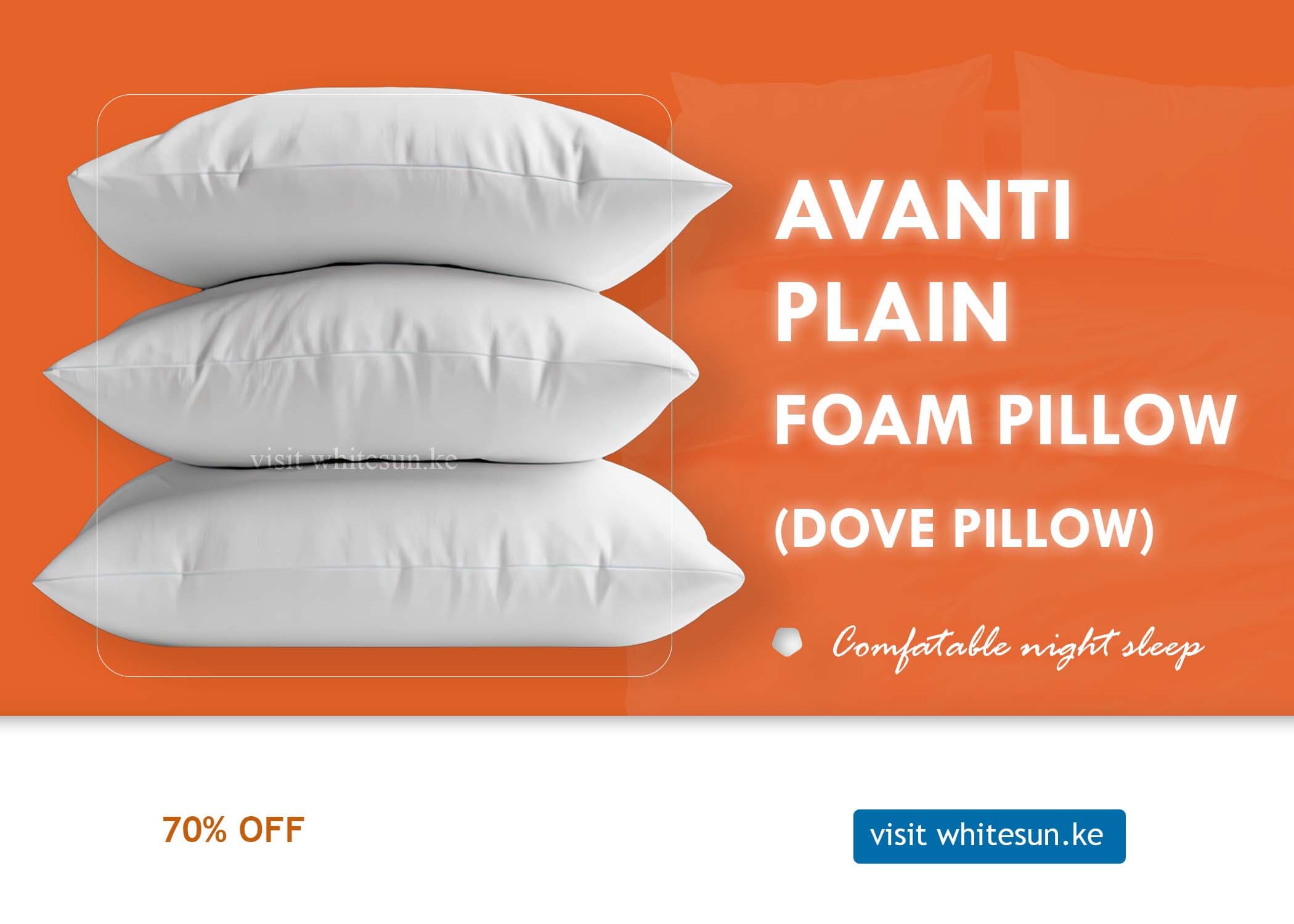 AVANTI PROFILED FOAM PILLOW  Thumbnail 3
