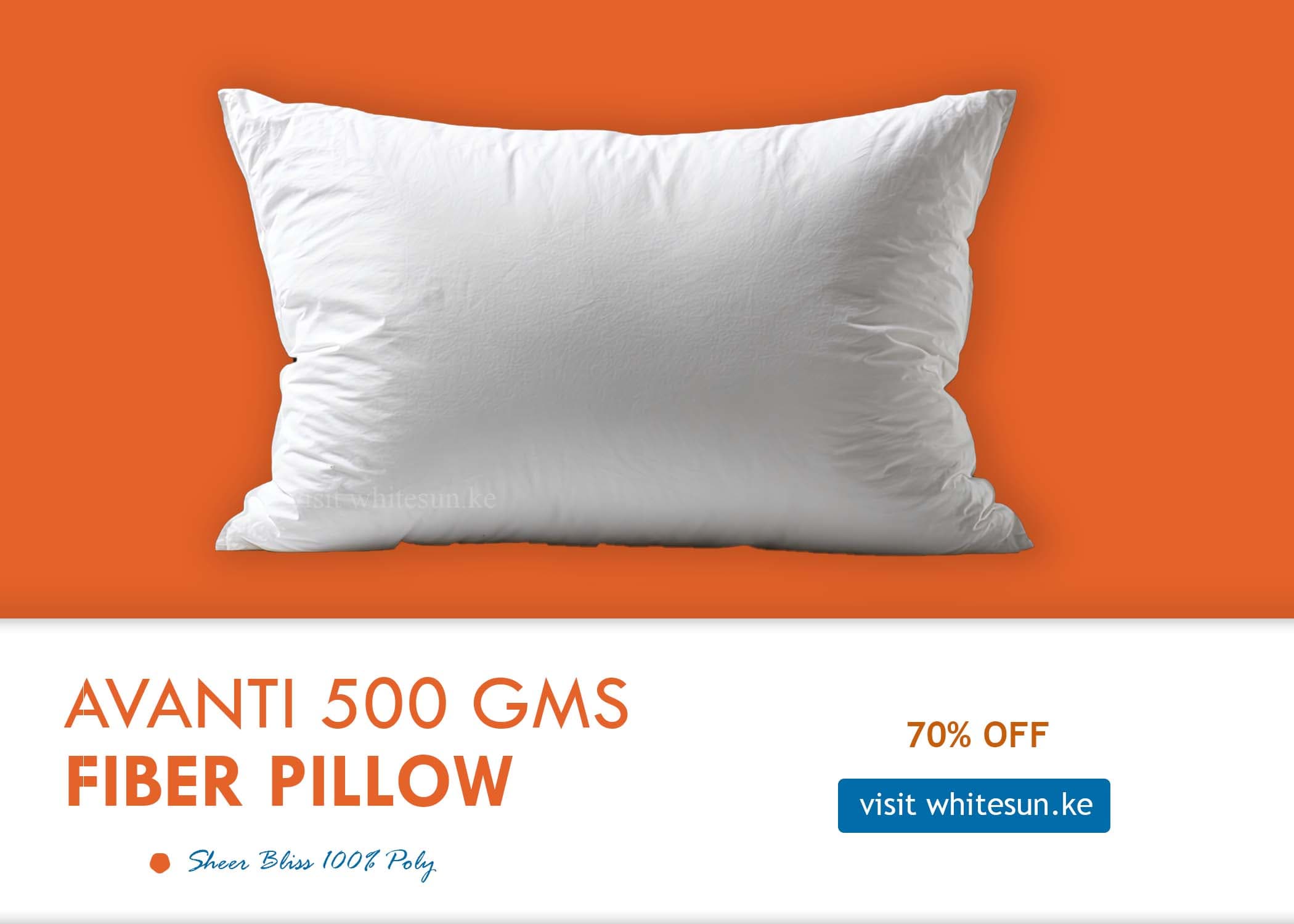 AVANTI 500 GMS FIBER PILLOW  Thumbnail 3