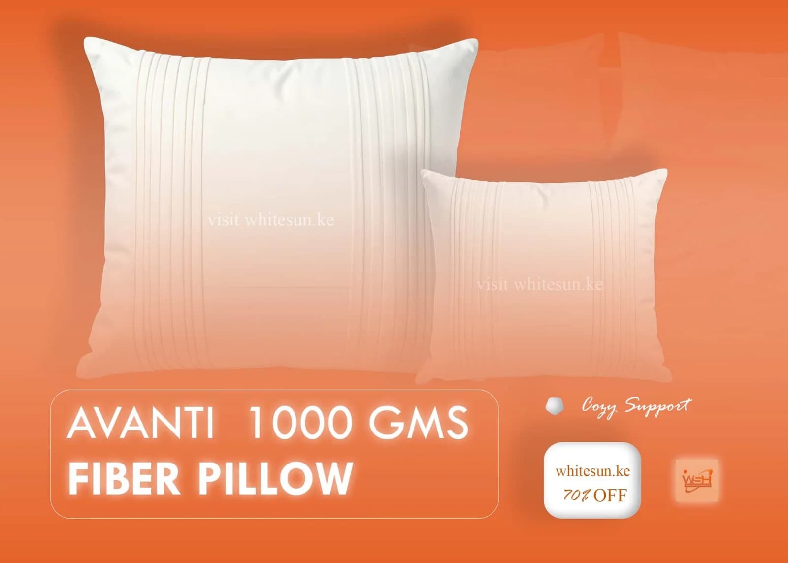 AVANTI 1000 GMS FIBER PILLOW  Thumbnail 3