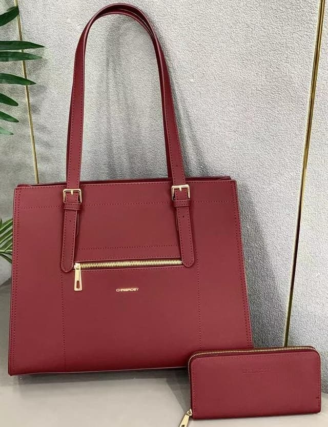 109-whitesun-waki-designer-2in1-classy-ladies-handbag-brown-leather-material-birthday-gift-for-women-mom-sister-auntie-colleagues-wife-girlfriends-gift-present-secret-santa-gift-pack