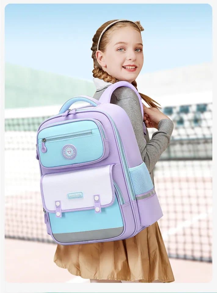 240# Whitesun Pastel Ergonomic Kids School Backpack for Girls – Perfect Birthday Gift for Daughter, Niece & Granddaughter