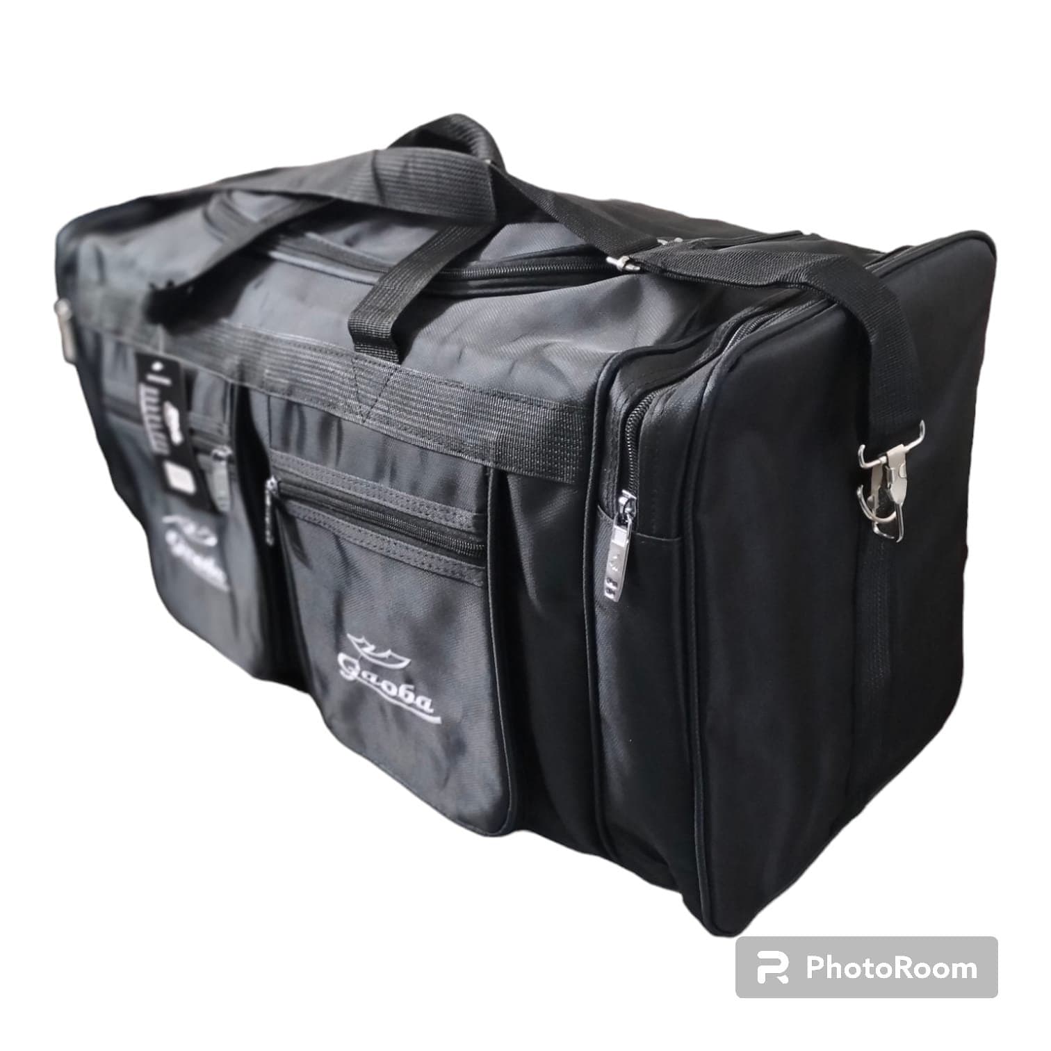 252#whitesun Conquer Large Capacity travel duffel bag weekend duffel week travel suitcase add on black travel bag Thumbnail 2