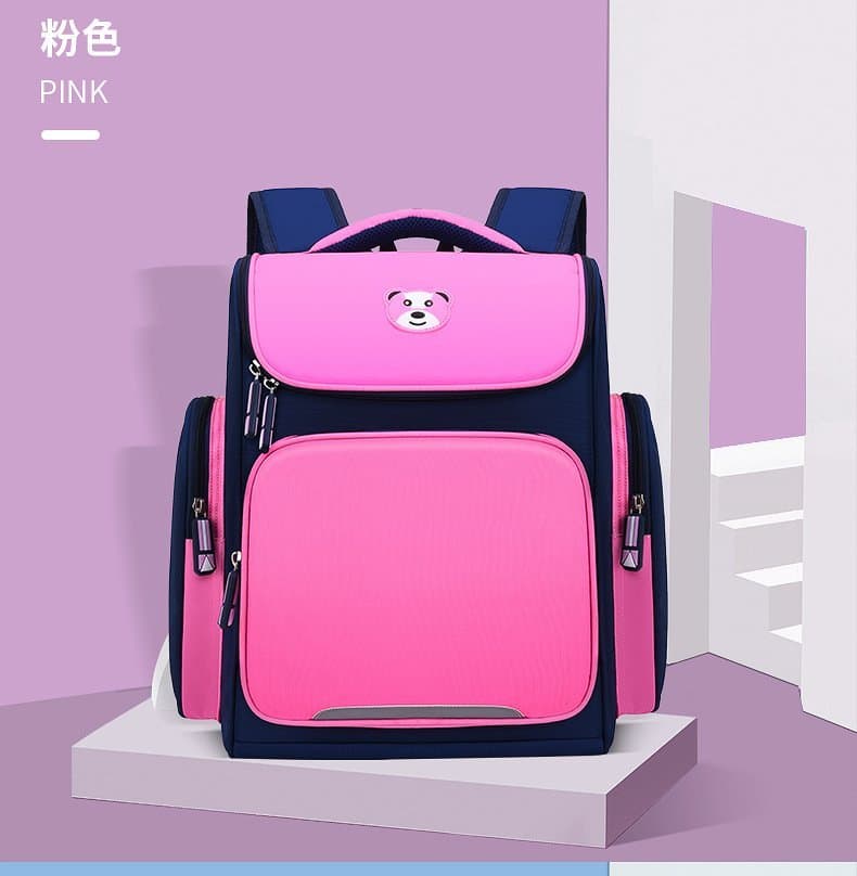 246# Whitesun Sm bear kids school bag medium size tough fabric material bag for boys and girls Thumbnail 7