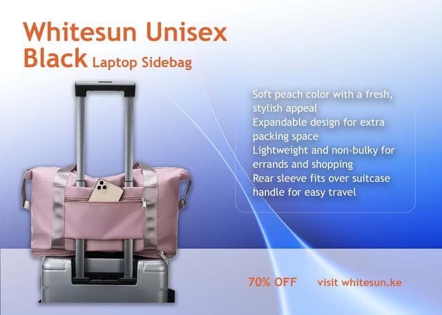 257-whitesun-expandable-duffel-peach-pink-ladies-travel-bag-medium-size-gift-for-women