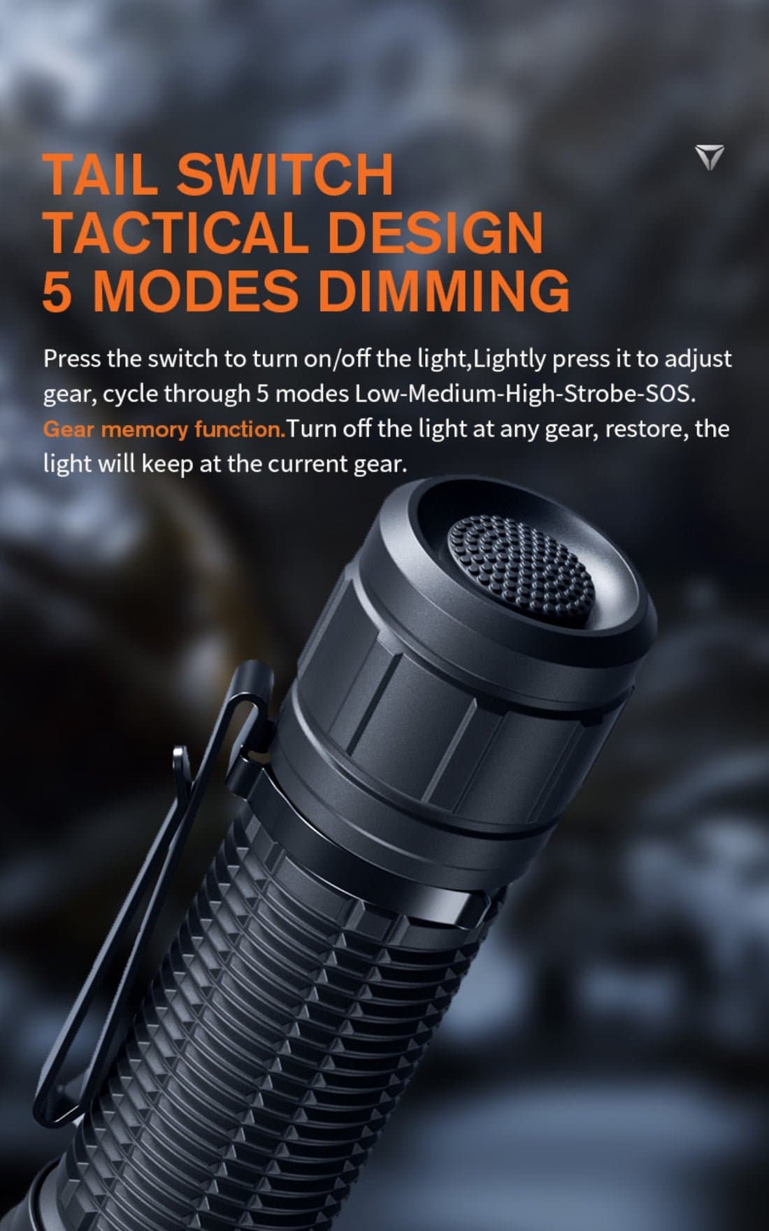 SUPERFIRE C16 Long-Range LED Flashlight | 2700LM, 500m Beam, Rechargeable Thumbnail 7