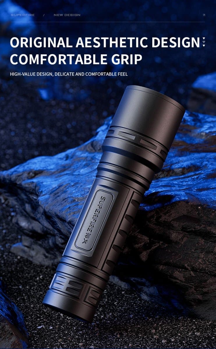 SUPERFIRE S33-X Portable Led Flashlight Thumbnail 7