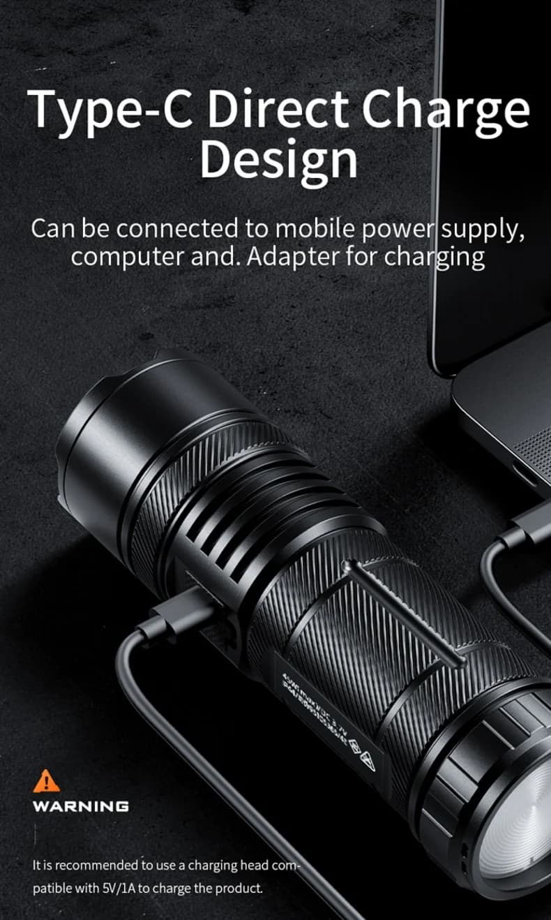 SUPERFIRE Y5-N 15W Long Range Flashlight Thumbnail 8