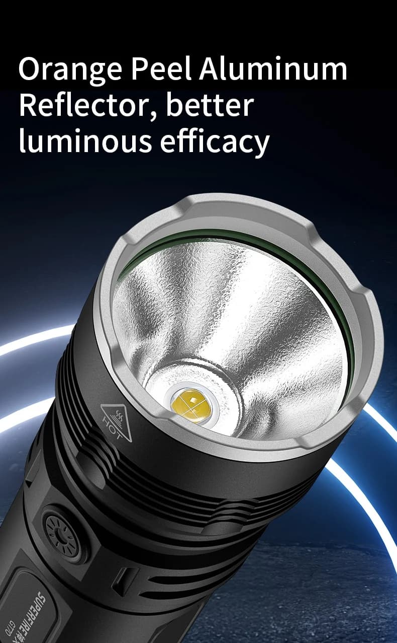 SUPERFIRE GT70 36W High-Power LED Flashlight Thumbnail 4