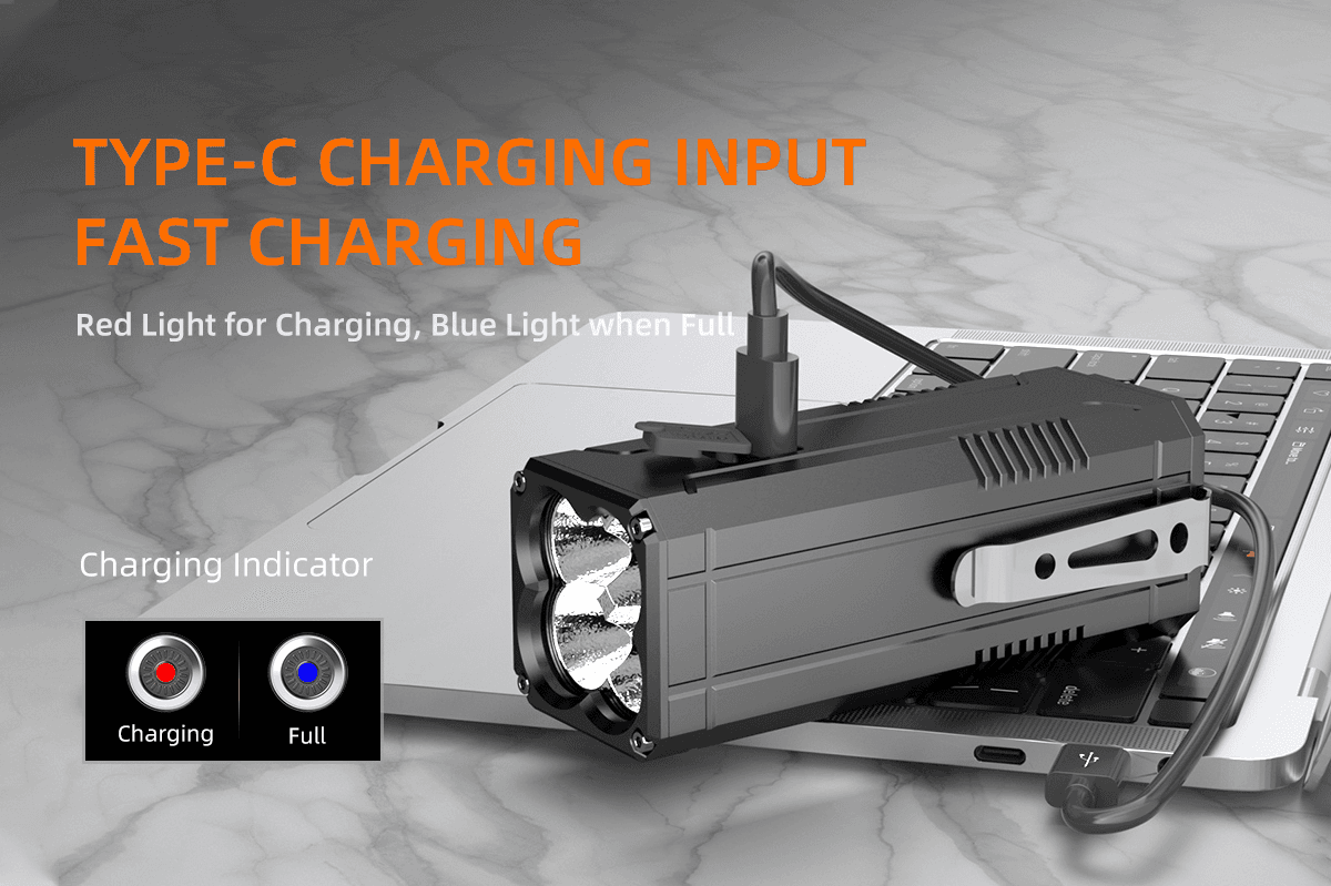 SUPERFIRE M12 High Lumen Flashlight Thumbnail 6