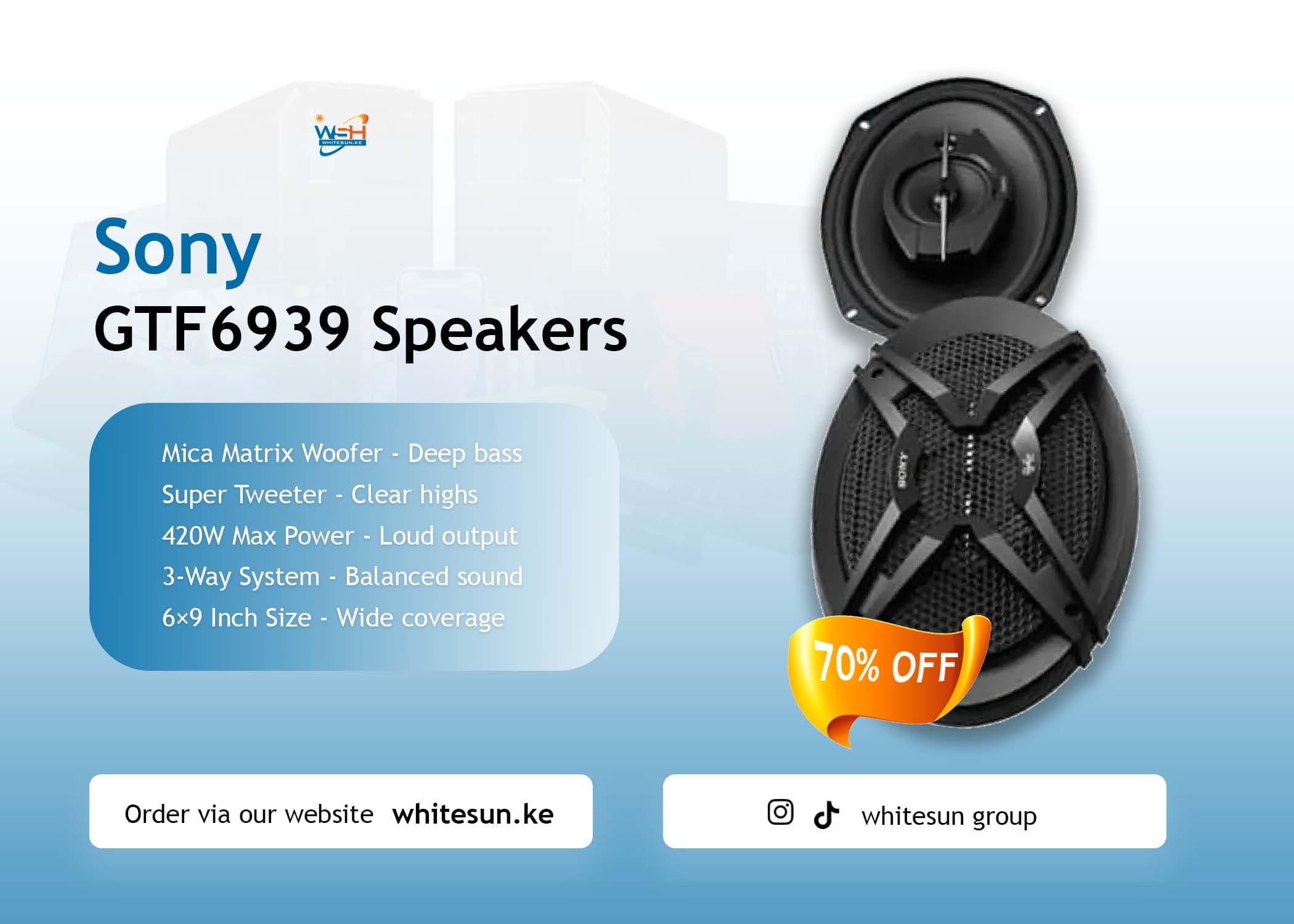 Sony GTF6939 Speakers Thumbnail 2