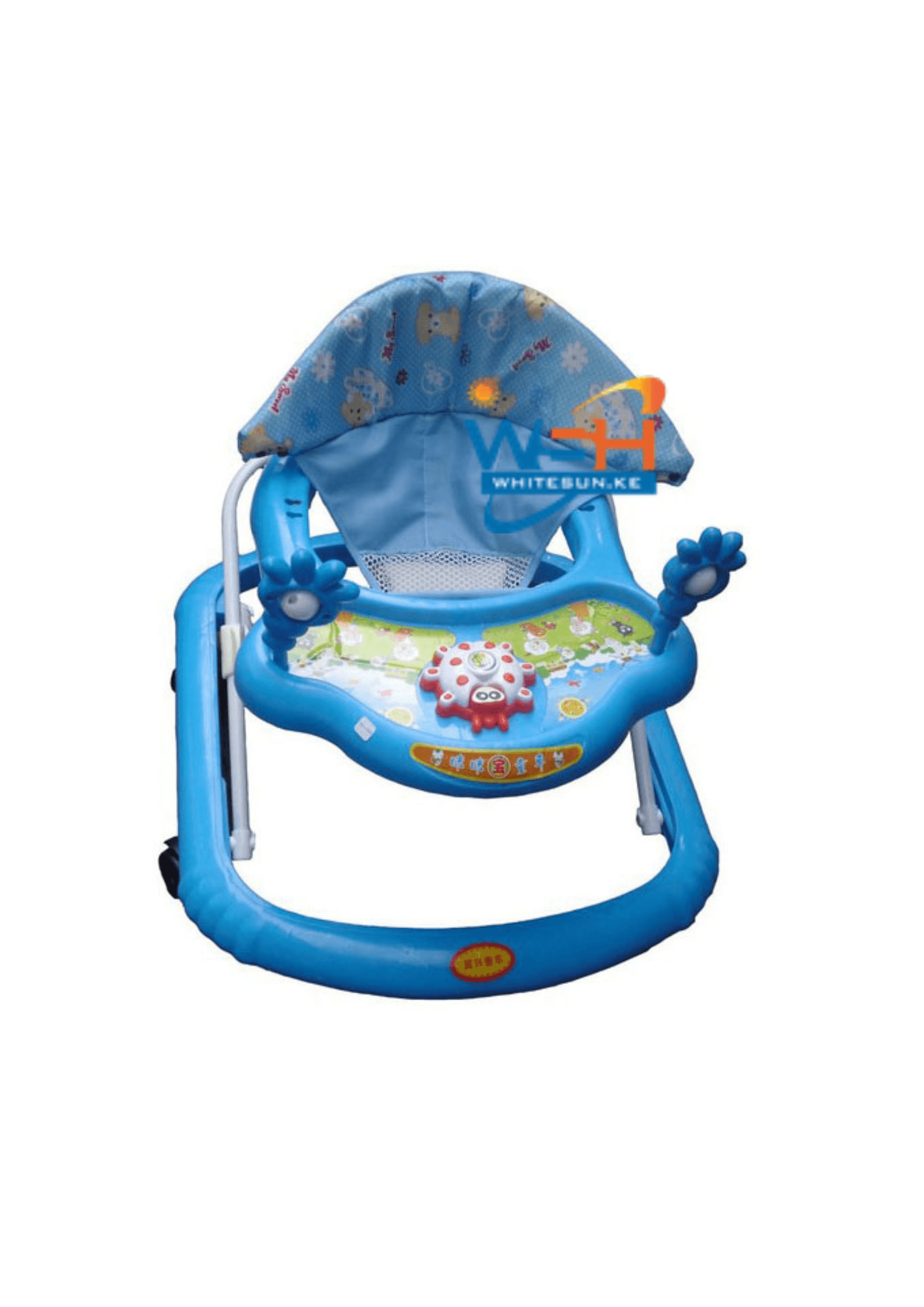 Baby Walker Standard With Music Blue/Pink