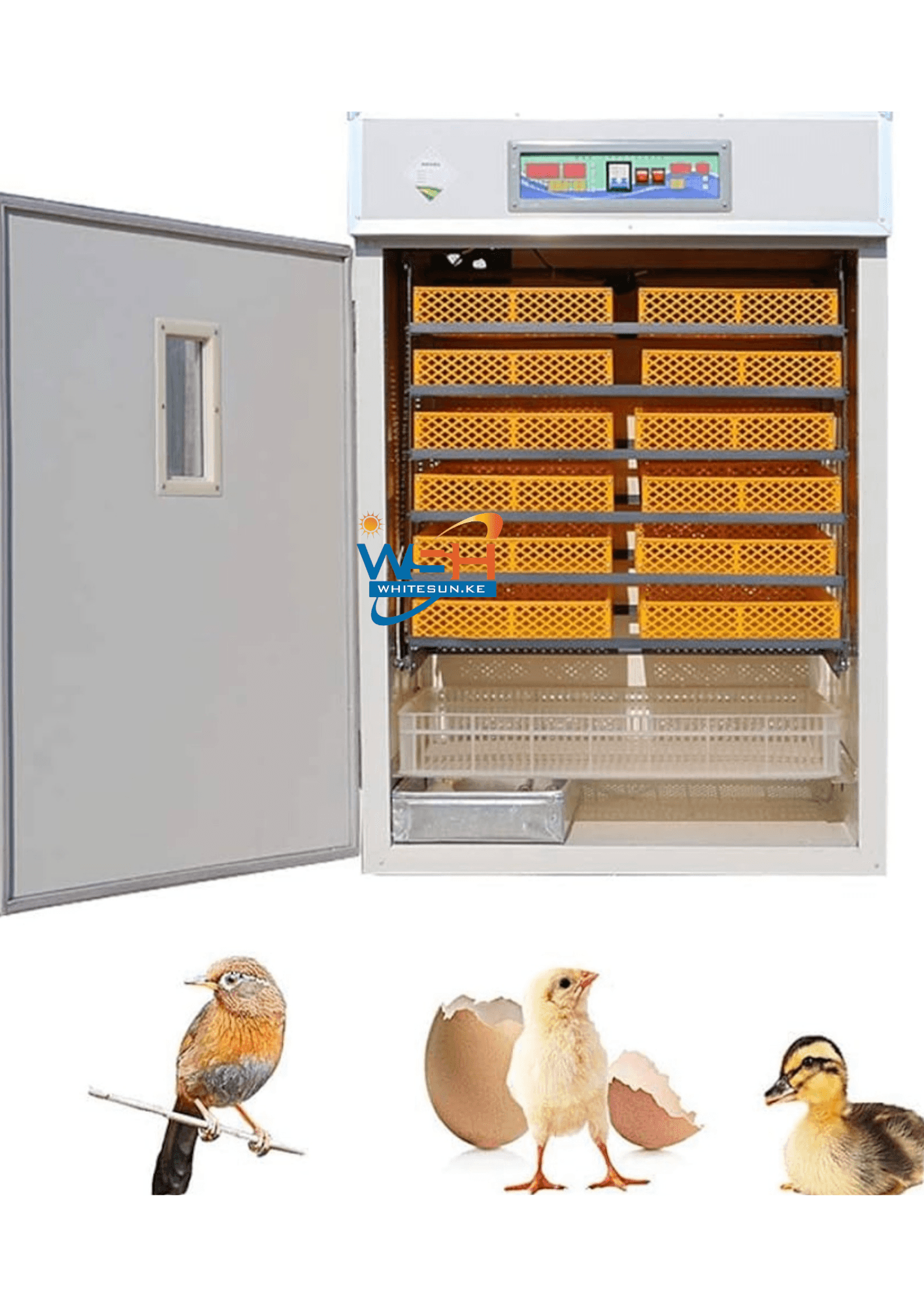 204 Eggs Faida Bora Digital Fully Automatic Egg Incubator - Poultry Hatcher Thumbnail 4