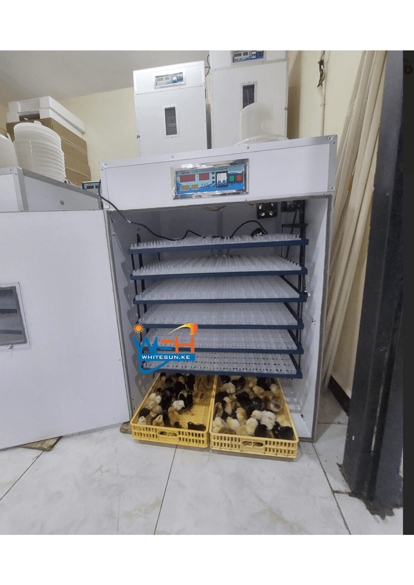 204 Eggs Faida Bora Digital Fully Automatic Egg Incubator - Poultry Hatcher Thumbnail 6