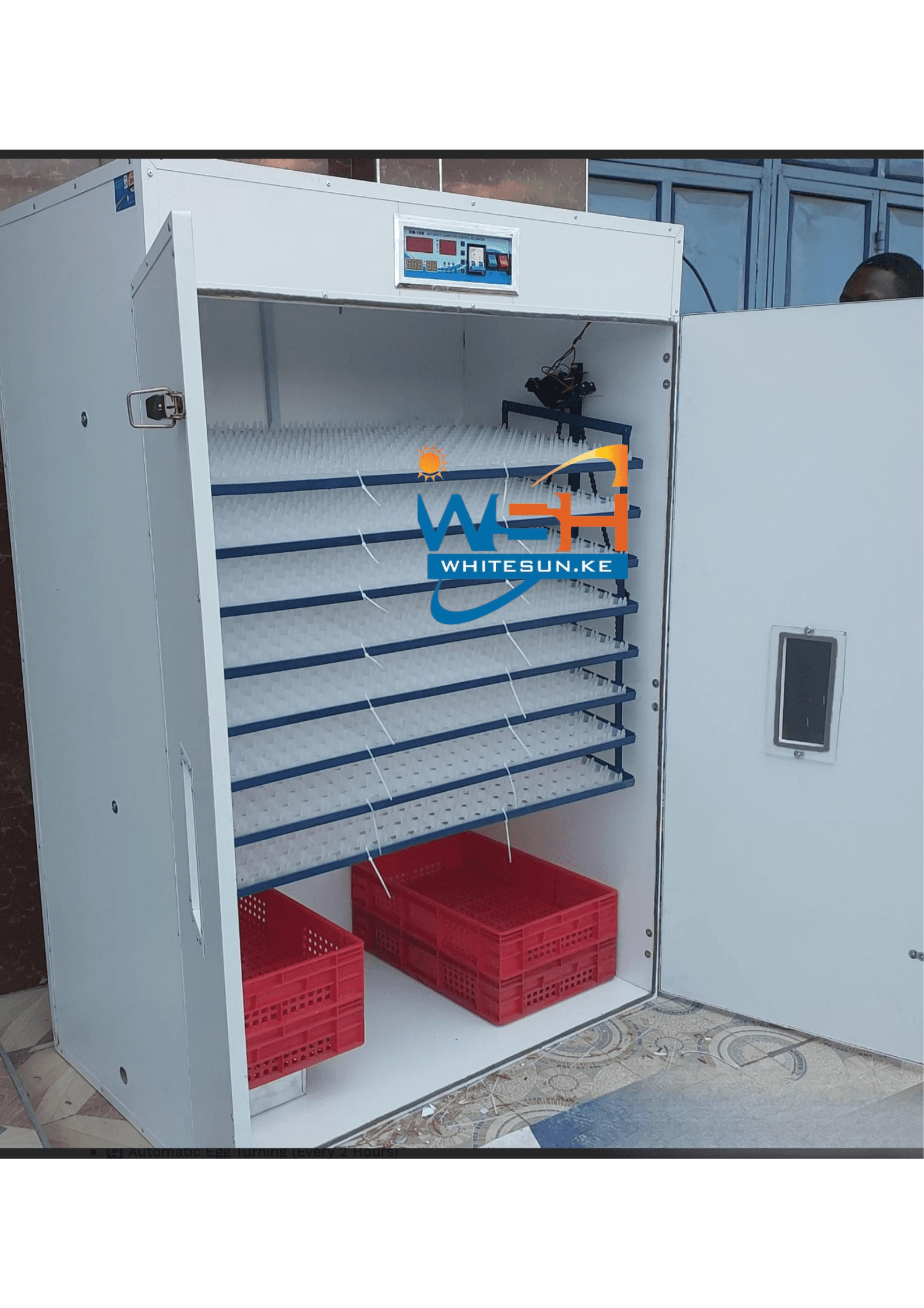 204 Eggs Faida Bora Digital Fully Automatic Egg Incubator - Poultry Hatcher