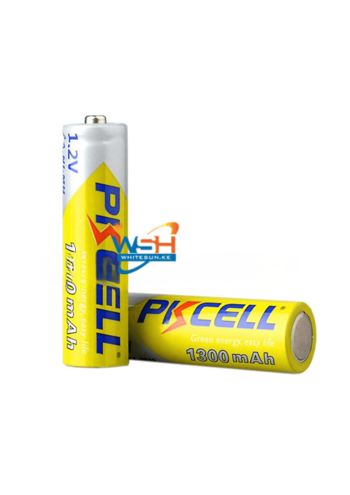 AA Nimh Rechargable Battery 1300mah pack of 2, PKCELL