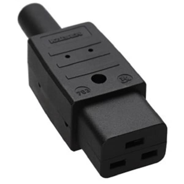 Rewirable C19 IEC 16A 250V Screw Terminal Power Cable Connector