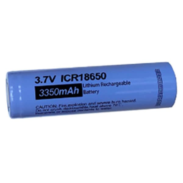 ICR18650-3350mAh Lithium Rechargable Battery, 3.7V, PKCELL, Cycle 500 Times
