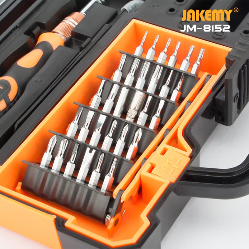 46 in 1 Screwdriver bit set with accessory box Jakemy