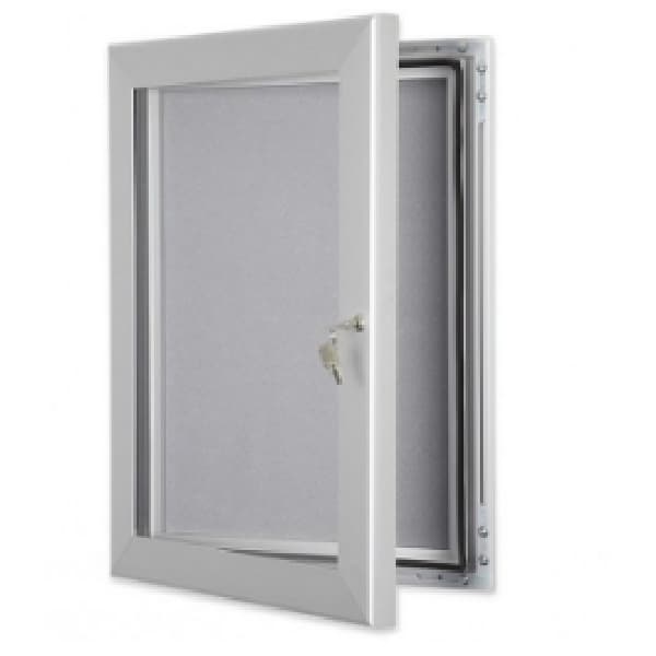 locking-notice-board-27mm-silver-a1